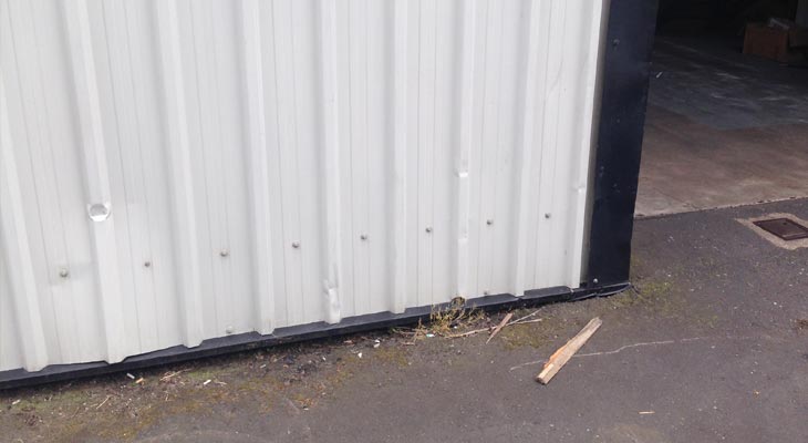 Isolated dents to wall cladding in Birmingham