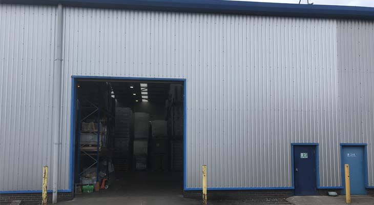 Press brake sheets fabricated and installed to match existing cladding profiles