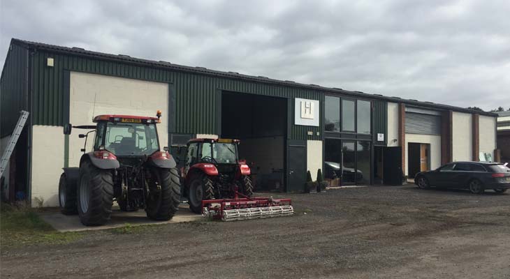 Equestrian veterinary unit front elevation before works commenced